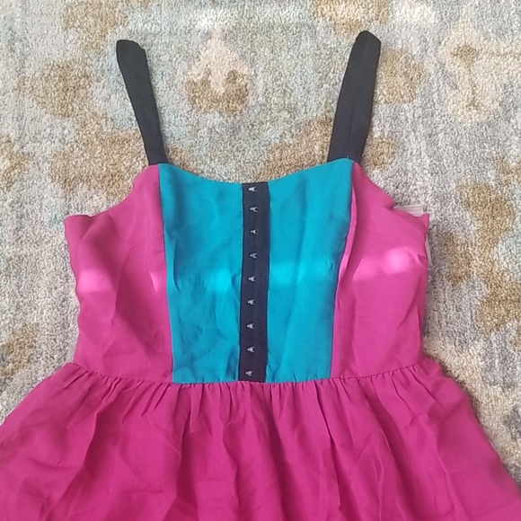 Xhilaration Color Block Dress - Picture 2 of 4